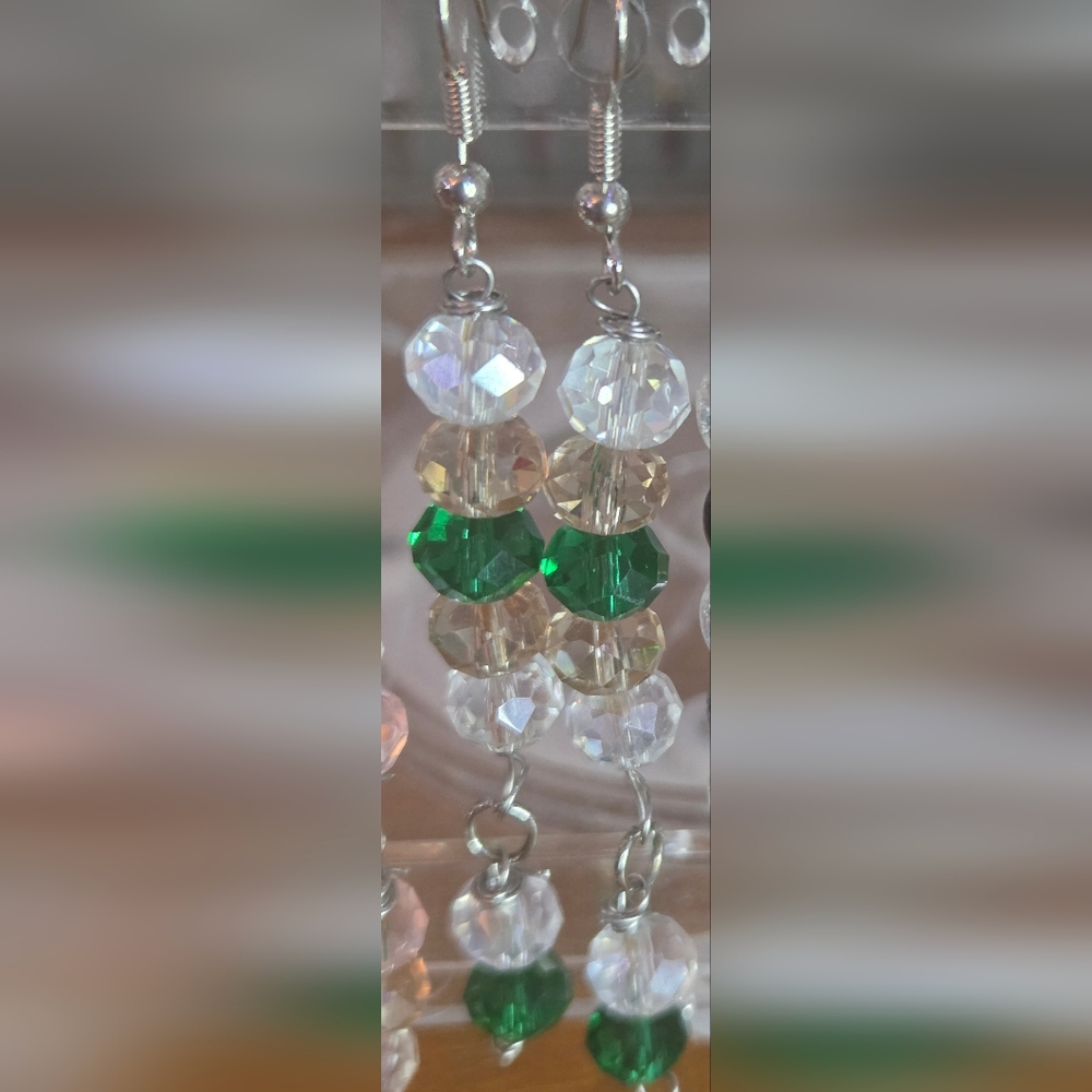 Elegant Crystal Drop Earrings